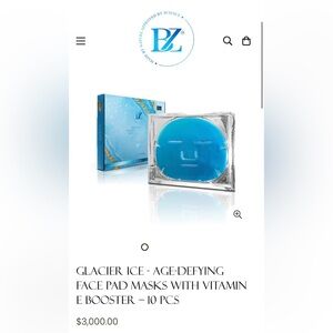 Below Zero -  Glacier Ice Age Defying Face Pad Masks With Vitamin E Booster